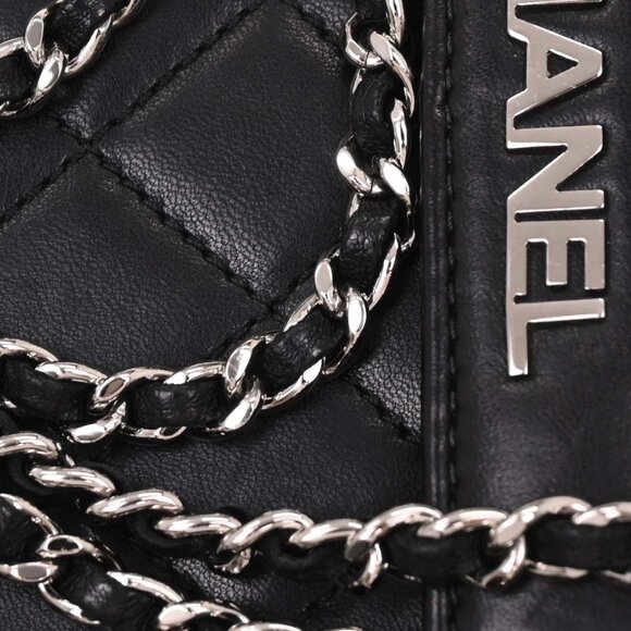Chanel Black Lambskin Delivery Cutout 2way Handbag 186776 - Picture 4 of 10